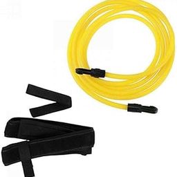 Ubersweet® Swim Bungee Training Belt Swimming Resistance Safety Leash Exerciser Yellow-image-52
