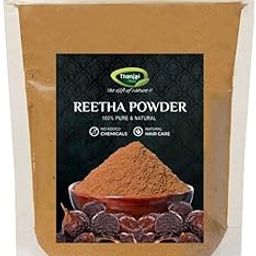 Thanjai Natural Reetha Powder 1Kg Aritha | Soapnuts (Sapindus Mukorossi) For Silky & Smooth Hairs - 100% Pure and Natural Homemade Product-10