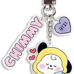 BTS Baby BT21 Cute Keychains for Korean Kpop Fandom for Girls and Boys-image-0