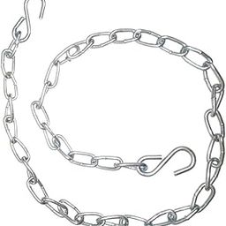 DRT Heavy Stainless Steel 2 Feet Long Hanging Swing Chain with 2 S Hooks for Hanging Punching & Swing Chair/Swing Height Adjusting Accessories [Weight Capacity Upto 100 Kgs, Silver]-image-32