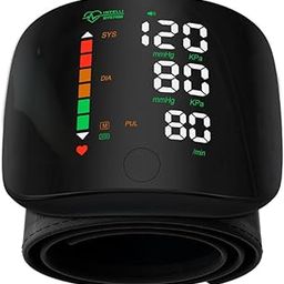 Fidelis Healthcare Wrist Blood Pressure Monitor | Automatic Digital BP Machine with Large Display, Adjustable Cuff, Heart Rate & Irregular Heartbeat Detection – Portable Home Use Blood Pressure Cuff Wrapping Guide for Adults & Seniors (Black)-9