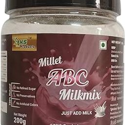 Laks Millet ABC Milkmix, Natural Powder Mix, No Preservatives, 200g-22