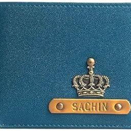 Men's Personalized Leather Wallet Customized Slim Design with Name & Charm | Stylish Gift for Diwali, Birthdays, Anniversaries, Husband, Boyfriend, Employees, or Clients – Blue-image-19