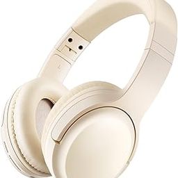 Bingozones SN-A2 Headphones Wireless Bluetooth with Microphone, Lightweight Bluetooth 5.3 On Ear Headset for School, 20+H Playtime, Portable Wired Headphones for Travel, Gym - Beige-picture-25