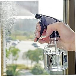 250ml Spray Bottle Plastic Clear Empty Hairdressing Salon Barber Hair Tool Water Sprayer Multipurpose Professional for Home, garden Spraying on Face Dressing Transparent Make-up Style Portable Bottles-0