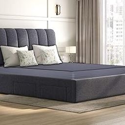 Stylista Mattress Protector Waterproof/Hypoallergenic Polyester Queen Size LxW 78x60 Grey-image-52