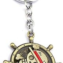 One Piece Logo Rotating Metal Keychain I Anime Logo Keyring for Fans I Anime keychain I One Piece collectible I Pirate keychain I One Piece fan gift I Luffy Zoro Naruto Ace-picture-55
