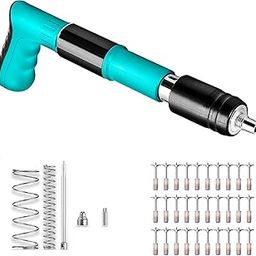 Multipurpose Manual Steel Nail Gun With Nails, Nail Wall Fastening Tool For Cement Wall, Portable Mini Nail Shooting Machine Home DIY Woodworking-image-12