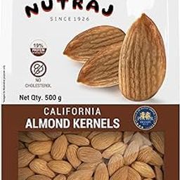 Nutraj California Almonds 500g Pouch | Badam Giri | Dry Fruits and Nuts | Grocery-image-34