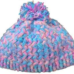 Crochet Hats for Outdoor, Women Both for Winter and Summer Lavender-image-4