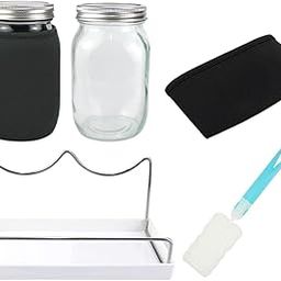STYLEHEAVEN Sprouting Jar Kit with 2 Blackout Sleeves Sturdy Household Seed Sprouter Set|Home & Garden|Kitchen, Dining & Bar|Kitchen Tools & Gadgets|Colanders, Strainers & Sifters-image-40
