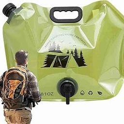 SHKAYTO 8Litre, Premium Collapsible Water Container Bag, Container BPA Free Food Grade Water Jug Folding Water Storage Bag for Travel - Multicolor-image-89