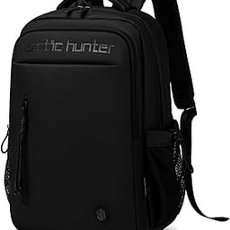Arctic Hunter Backpack for Men Women Stylish 15.6-inch Laptop Bag 21L Daily Use Capacity Laptop Backpack Multi-pockets Water-resistant Lightweight Padded Backpack for Office College Daypack,Black-picture-13