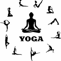 GADGETS WRAP Home Decor Yoga Posture Wall Decal Vinyl Art Yoga Meditation Wall Sticker for Bedroom Removable Living Room Studio-image-2