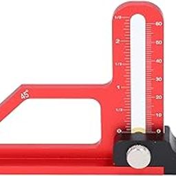 Table Saw Height Gauge, 0‑60mm Depth Height Measuring Tool Aluminum Alloy Convenient Use for Woodworking Projects-image-3