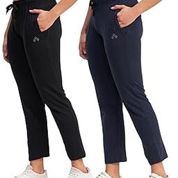 Cotton Pyjamas for Women and Girls Combo with Side Pockets|Pajama Lounge Wear Pants Pack of 2-image-67