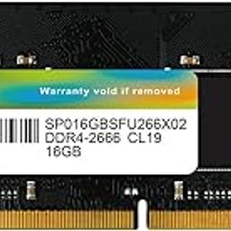 SP Silicon Power Silicon Power DDR4 16GB 2666MHz PC4-25600 Non-ECC Unbuffered CL19 1.2V 260-Pin SODIMM Laptop Notebook PC Computer RAM Memory Module-12