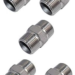 SWASTIK 1/2 Inch to 1/2 Inch Male Threaded Brass Screwed Hex Nipple Pipe Quick Connector Extension (5)-image-19