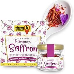 KisaanSay Kashmiri Saffron/Kesar - 1gram,With Lab Report, Premium Pack - A++ Grade, Saffron for pregnant women, Pooja rituals & Food aroma,baby saffron,saffron original kashmiri ,Keshar , With Lab Report-image-84