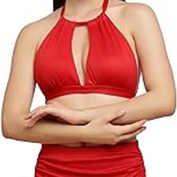 Women's Two Piece Brazilian Keyhole Swim Bikini Set-picture-46