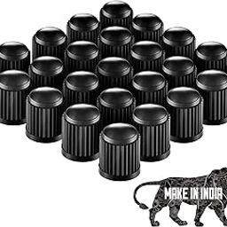 ACUTAS 100 Pcs Car Wheel Universal Tire Stem Covers for Cars, SUVs, Bike and Bicycle, Trucks, Motorcycles Heavy-Duty Valve Cap Stem Air Valve Caps (Black, Pack Of 100)-5