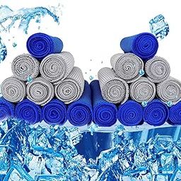 Tagefa Cooling Towel Soft Breathable, Ultra-fine Fiber, Super Absorbent, Fast Evaporation Drying, Quick Cold Towel, for Bowling, Yoga, Travel, Camping, Golf, Football, Hiking, Outdoor Work (20 Pack)-image-53