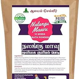 Aalayam Selveer 100% Natural Nalangu Maavu | 15 Herbal Bath Powder (1Kg)-12