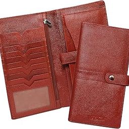 Genuine Leather RFID Protected Bombay Brown Passport Holder||Travel Coin Purse & Pouch||Passport Cover||Card Case||ATM Card Holder for Men and Women-8