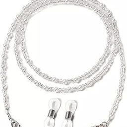 Bhavya Optic Acrylic Bead Chain Sunglasses Holder Necklace FaceMask Hanging Pearl Spectacles Strap Glasses-image-84
