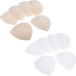 FABLOFT® 6 Pairs Soft Women's Triangle Bra Pads Inserts for Sports Bra Bikini-image-49