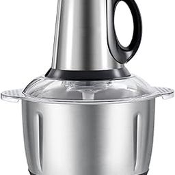 HETNIT Electric Chopper with Stainless Steel Container, Stainless Steel Electric Meat Mixer Grinders with Bowl for Heavy Food Chopper Mixer, Meat, Vegetable, Onion Slicer Garlic Food Processor - 3 LTR-image-69