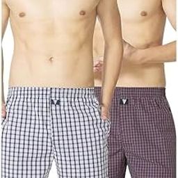 Pack of 2 Unisex Boxer Cotton Type (Medium Quality).-image-12