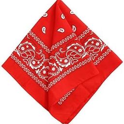 Unisex Soft Breathable Cotton Paisley Printed Cowboy Bandanas,Headband,Scarf (BLACK_50CM X 50CM_Pack of 1)-image-22