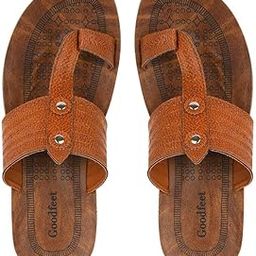 Men's Kolhapuri Chappal | Ethnic Kolhapuri Slippers for Men | Suitable in Kurta, Sherwani | Durable & Lightweight Man Chappal for Party, Wedding (GF-6201)-image-55