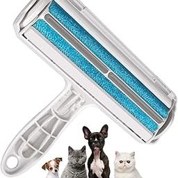 Reusable Dog Hair Remover Roller Dog Cat and Other Pets Hairs Cleaning Fur Brush Rollers Easy Hair Removal Furniture, Clothes, Sofa, Carpet, Couch, Bedding (Blue)-25