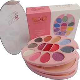 ADS Color Series Makeup Kit 10eyeshadow 2powder 2blusher 3lip color A3726-2-image-1
