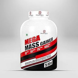 Muscle Gears Mega Mass Gainer Weight/Mass Gainer Protein Powder for Men & Women 5 lbs, Belgium Chocolate-image-25