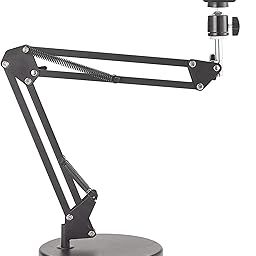 Webcam Stand,Camera Mount 22 inch Suspension Boom Scissor Arm Stand,For Logitech Webcam C925e C922x C922 C930e C930 C920 C615,GoPro Hero 8/7/6/5,Arlo Ultra/Pro/Pro 2/Pro 3/Brio 4K,DSLR Camera-30