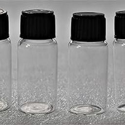RITEDEAL 15ml glass bottle clear transparent dropper bottle Liquid essential oil storage bottle Homoeopathy bottle NEUTRAL Bottle - 20 bottles pack (15ml Glass bottle WITHOUT DROPPER)-image-39