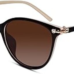 Full Rim Cat eye Sunglasses for Women | Polarized & 100% UV Protected Glasses | Branded, Stylish & Trendy | 9055-image-47