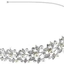 elbme ELBME® Gorgeous Crystal Pearls Headband Girls Woman Wedding Bride Hair Accessories-picture-0
