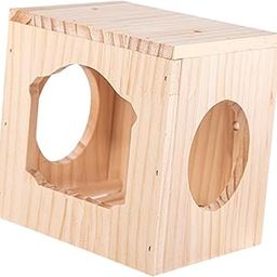 ARTISOUL® Bird House Ventilation Wooden Bird Habitat Box for Garden Viewing Garden Patio Decor S | Yard, Garden & Outdoor Living | Bird & Wildlife Accessories | Birdhouses-image-65