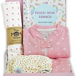 The Mom Store New Born Gift Box | Gift Hamper| Unisex Clothing Set | Infants Essentials | Baby Shower | 5 Piece set | For Baby Boy and Bab yGirl-image-62