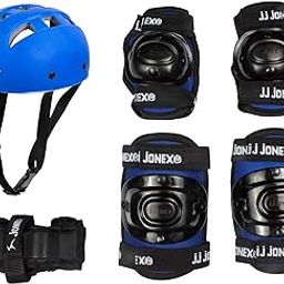 JJ Jonex Protection Kit for Skating, Cycling, Running Blue for Kids,Boys,Girls,Men & Women @ WOS (Button, Button)-image-87