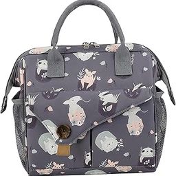 MERISHOPP Diaper Bag Tote Newborn Bag Multifunctional Large for Mom Dad Animal-image-76