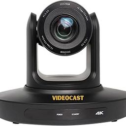 VIDEOCAST VC90 4K UHD PTZ Camera with 20X Optical Zoom – AI Auto Tracking Video Camera for YouTube, Online Teaching, Live Streaming, Worship, Video Conferencing & More-11