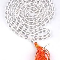 Quartz Sphatik Crystal Jap Mala Necklace With 108 Beads, 5Mm For Unisex Adult-image-70