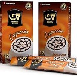 Trung Nguyen G7 Instant Cappuccino Mocha Coffee | Vietnamese Gourmet Coffee- Box 12 Sticks*18gms, net weight:216gms-picture-3