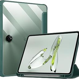 Robustrion Cover for OnePlus Pad Go 11.35 inch Cover Case, Hybrid Flip Case Cover for OnePlus Pad Go 28.85cm (11.35 inch) [Support Auto Sleep Wake] - Dark Green-image-59