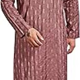 Men's Viscose Woven Jacquard Stitched Kurta, Linear Striped & Diamond Jacquard Kurtas for Men, Mandarin Collar Long Kurta's-image-76